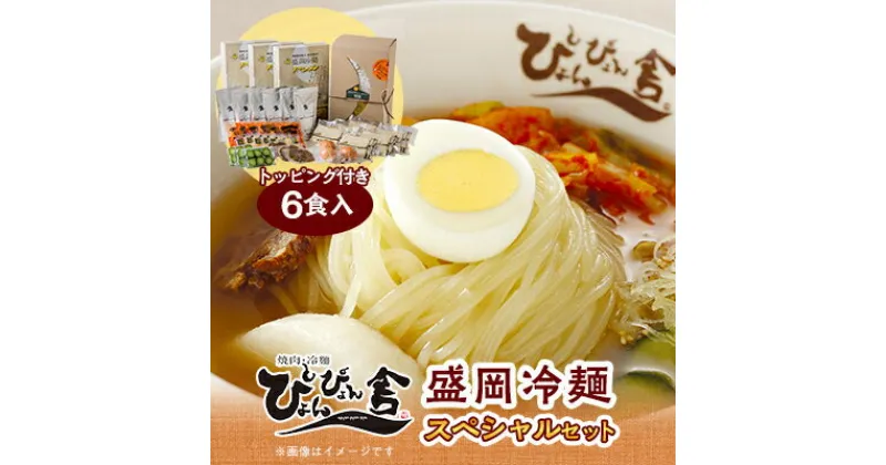 【ふるさと納税】ぴょんぴょん舎の盛岡冷麺スペシャル6食セット【配送不可地域：離島】【1406553】