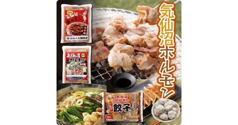 【ふるさと納税】気仙沼ホルモンみそ300g+鍋用みそ味300g+餃子【配送不可地域：離島】【1344340】