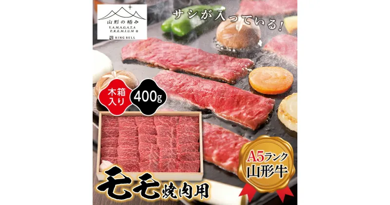 【ふるさと納税】≪山形の極み≫ 山形牛モモ焼肉用400g F2Y-5108