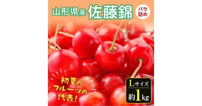 【ふるさと納税】 《先行予約 2025年度発送》さくらんぼ 佐藤錦（Lサイズ）バラ詰め 約1kg FSY-0530