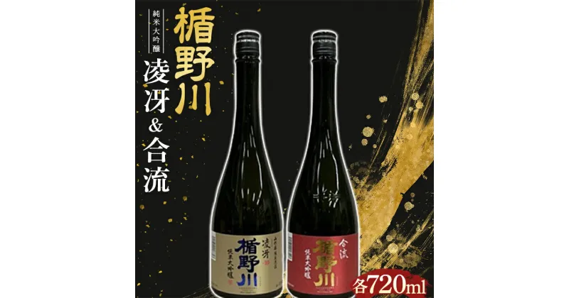 【ふるさと納税】 楯野川 純米大吟醸 『凌冴』『合流』 720ml 2本セット F2Y-3481