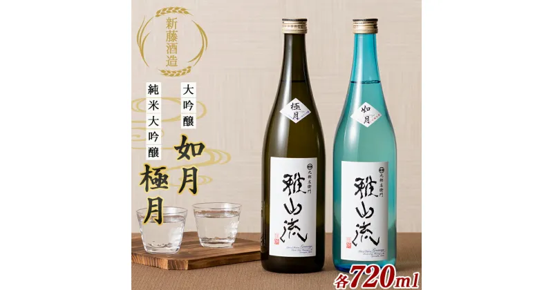 【ふるさと納税】 純米大吟醸 雅山流 大吟醸如月＆純米大吟醸 極月 各720ml F2Y-5584