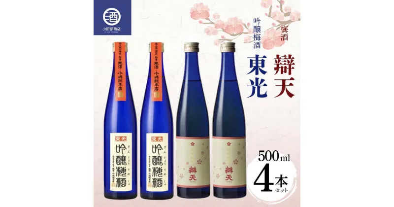 【ふるさと納税】 吟醸梅酒・辯天梅酒 各500ml×2本 F2Y-3806