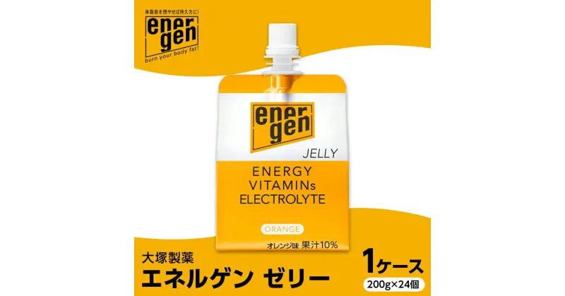 【ふるさと納税】 大塚製薬 エネルゲン ゼリー パウチ 200g×24個 1ケース F2Y-3905