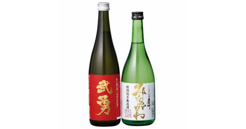 【ふるさと納税】武勇・男女川オリジナル清酒セット(各720ml×1本)【配送不可地域：離島・沖縄県】【1364093】