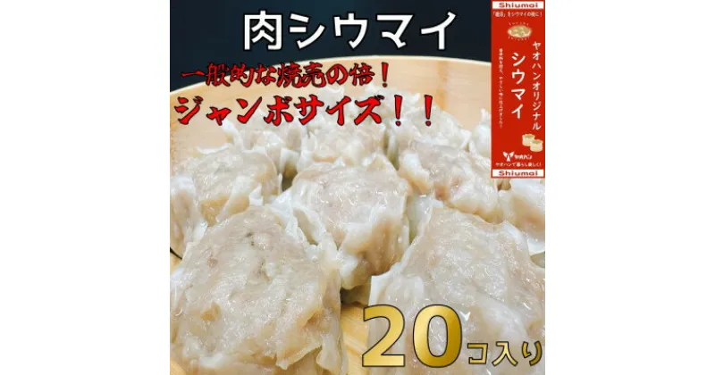 【ふるさと納税】【鹿沼新名物】ヤオハンオリジナル肉シウマイ　20個入(800g)【配送不可地域：離島】【1425801】