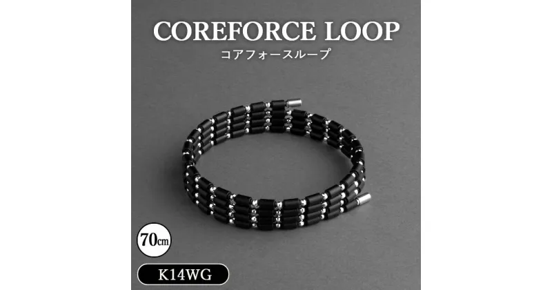 【ふるさと納税】No.120 コアフォースループ　K14WG　70cm ／ コアフォース コアフォースパウダー サポート 健やか 送料無料 埼玉県