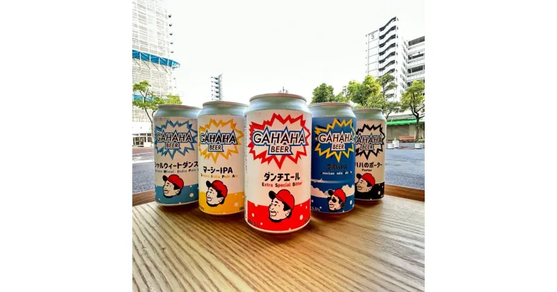 【ふるさと納税】ガハハビールmix6本セット（ダンチエール、マーシーIPA、シャルウィートダンス、ガハハのポーター、空旅IPA、季節の一本）