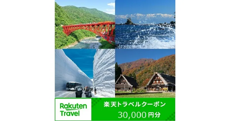 【ふるさと納税】【能登半島地震復興支援】富山県の対象施設で使える楽天トラベルクーポン寄付額100,000円