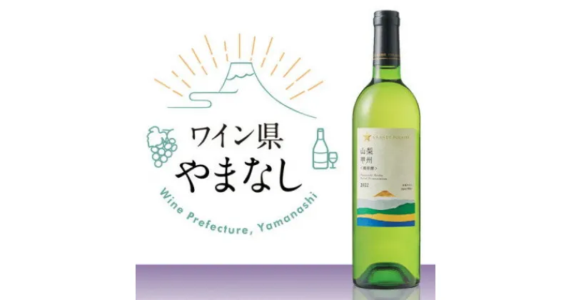 【ふるさと納税】山梨県産白ワイン　グランポレール　山梨 甲州〈樽発酵〉　750ml×1本【配送不可地域：離島】【1298876】