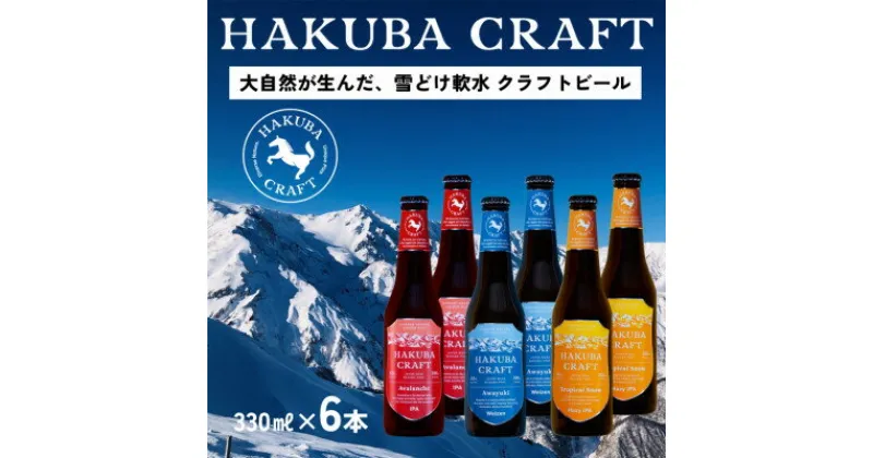 【ふるさと納税】HAKUBA CRAFT 定番3種 6本セット【配送不可地域：離島】【1464777】