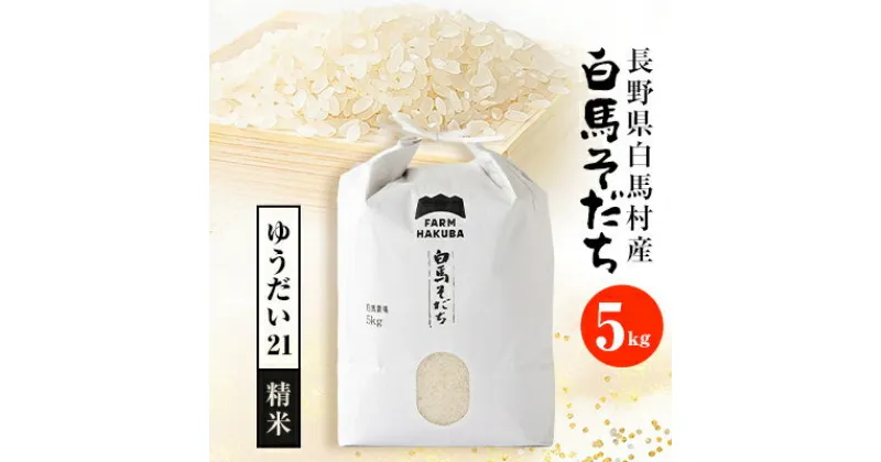 【ふるさと納税】【令和6年産】『白馬そだち』長野県白馬村産　お米　ゆうだい21　5kg(精米)【1468505】