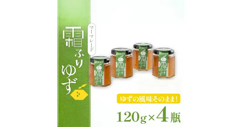 【ふるさと納税】 ゆず マーマレード 480g（ 120g × 4個 ) セット 柚子 ジャム フルーツ 果物 柑橘 調味料 無添加 手作り 農薬不使用 加工食品 詰め合わせ 果肉 ジャム ギフト