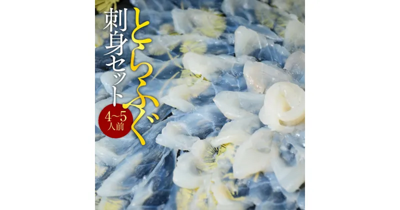 【ふるさと納税】とらふぐ刺身セット(4～5人前) 送料無料 ふぐ 刺身 人気 ランキング 食品 魚介 魚介類 お刺身 刺身 魚介 類 海鮮 ふぐ フグ 虎ふぐ ふぐ刺し さしみ 贈答 贈答用 ギフト お取り寄せ お取り寄せグルメ 国産 年内 AE008