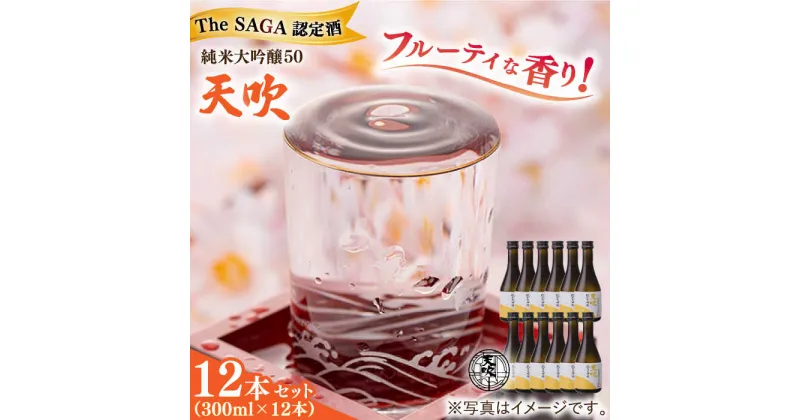 【ふるさと納税】【レビューキャンペーン実施中】【The SAGA 認定酒】天吹 純米大吟醸50 300ml×12本セット / 日本酒 お酒 銘酒 地酒 / 佐賀県 / 天吹酒造合資会社 [41ANCX003]