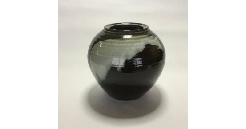 【ふるさと納税】小代焼 花瓶1 陶器 工芸品 花入れ 陶磁器 花器 花瓶 インテリア 九州 熊本県 送料無料