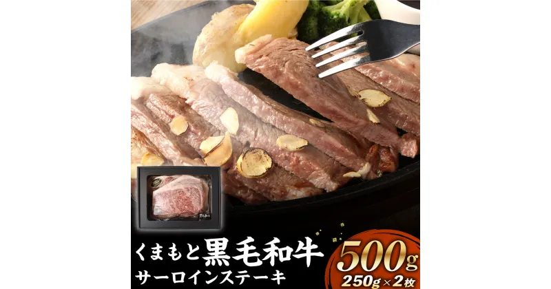 【ふるさと納税】 くまもと黒毛和牛 サーロインステーキ 250g×2 合計500g ギフトBOX入り ステーキ ステーキ肉 すてーき サーロイン 肉 にく 牛肉 牛 うし 黒毛和牛 ギフト 贈答 贈り物 冷凍 国産 熊本県 送料無料