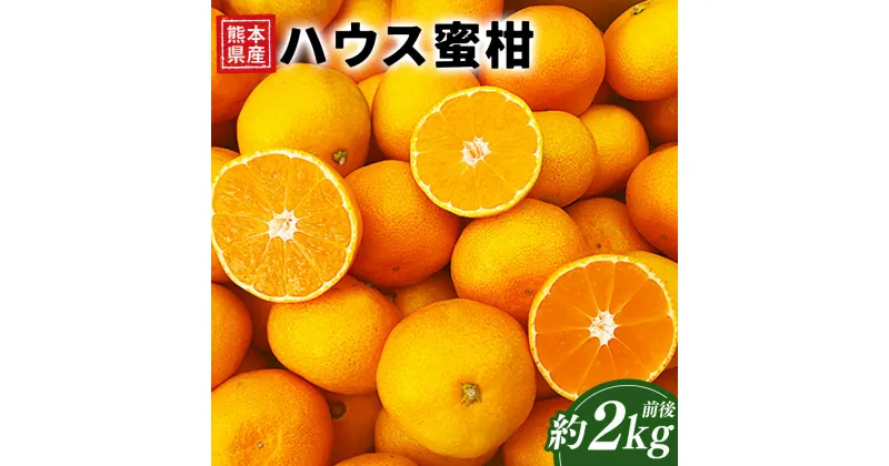 【ふるさと納税】熊本県産 ハウス蜜柑 約2キロ前後 約2kg 蜜柑 みかん ミカン 柑橘 完熟 フルーツ 果実 果物 くだもの 九州 熊本県 送料無料 【2025年7月上旬発送開始】