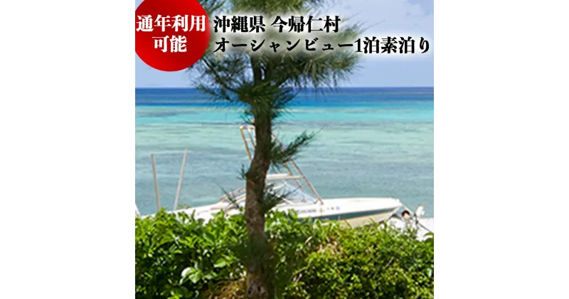 【ふるさと納税】＜＜繁忙期利用可能！！＞＞ リゾートホテル 全室オーシャンビュー1泊素泊り（1〜5名様まで）（沖縄県 今帰仁村 リゾートホテル・ベル・パライソ）