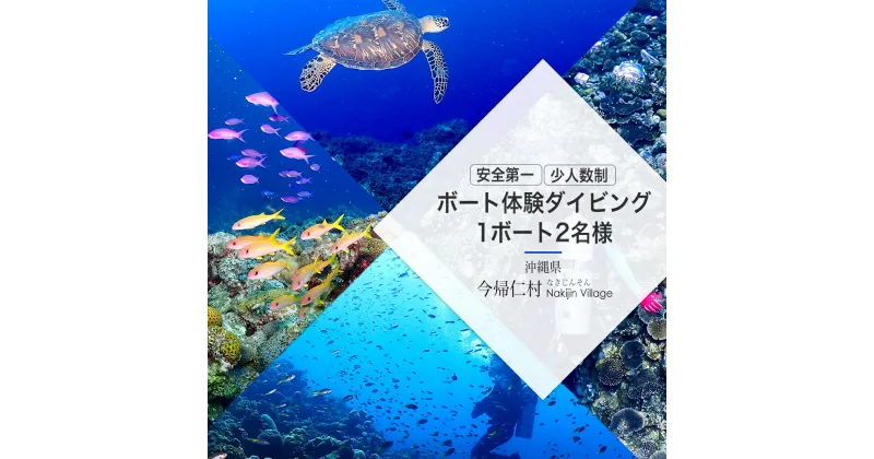 【ふるさと納税】ボート体験ダイビング♪1ボート2名様