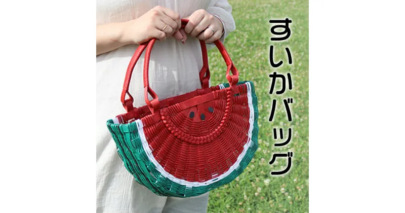 【ふるさと納税】すいかバッグ（半円・大・単品）