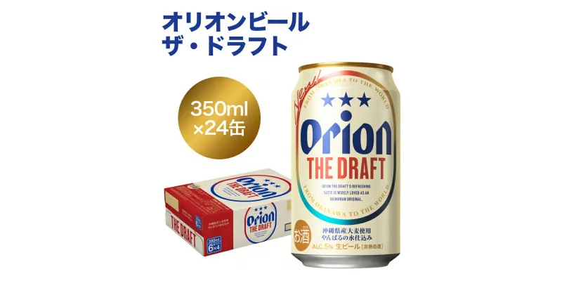 【ふるさと納税】オリオンビール　ザ・ドラフト（350ml×24缶）