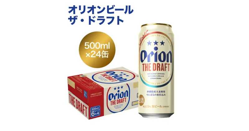 【ふるさと納税】オリオンビール　ザ・ドラフト（500ml×24缶）