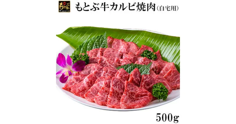 【ふるさと納税】もとぶ牛カルビ焼肉(自宅用)500g