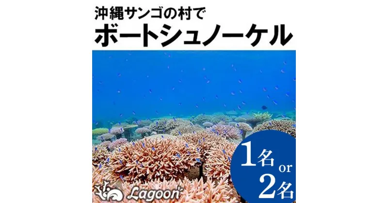 【ふるさと納税】チケット ボートシュノーケル「1名～2名」沖縄サンゴの村【恩納村ラグーン】 | 券 チケット ダイビング 体験 アクティビティ リゾート ふるさと納税 万座 恩納村 沖縄人気 おすすめ 送料無料