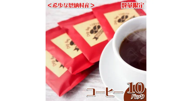 【ふるさと納税】コーヒー ドリップ ＜恩納村産＞コーヒー 120g（12g×10パック）｜珈琲 飲料 ドリップバッグ ソフトドリンク 人気 おすすめ 送料無料 数量限定 稀少 恩納村 沖縄