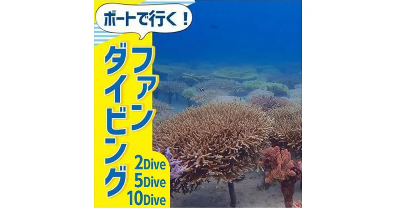 【ふるさと納税】ボートで行く！ファンダイビング 「2Dive」or「5Dive」or「10Dive」