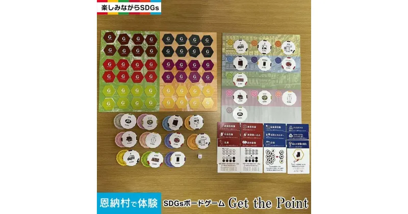 【ふるさと納税】【恩納村で体験】SDGsボードゲーム（Get the Point）