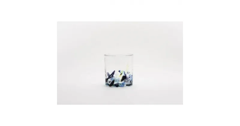 【ふるさと納税】【RYUKYU GLASS WORKS 海風】ロックグラス（アクアリーフ）