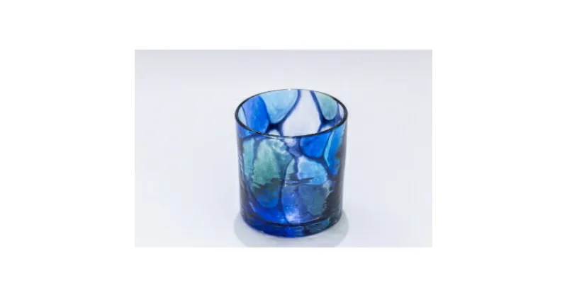 【ふるさと納税】【RYUKYU GLASS WORKS 海風】ステンドロック（BLUE）