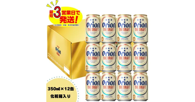 【ふるさと納税】 ふるさと納税 沖縄県 オリオンビール ビール オリオンドラフトビール（350ml×12本）化粧箱