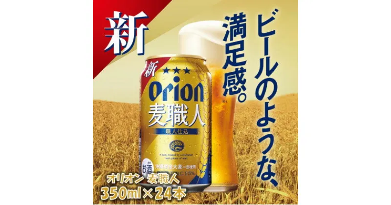 【ふるさと納税】オリオンビール オリオン麦職人(350ml×24本)【1388001】