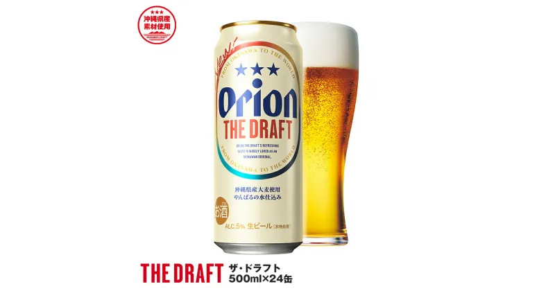 【ふるさと納税】オリオンビール　ザ・ドラフト（500ml×24缶）