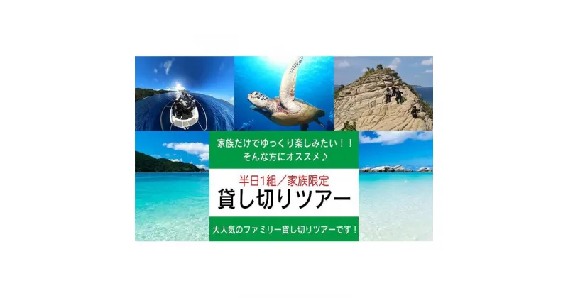 【ふるさと納税】家族貸し切りツアー 半日1組限定！（7名様まで）