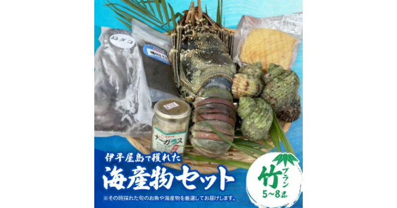 【ふるさと納税】伊平屋島で獲れた海産物セット 竹プラン(5～8品)【配送不可地域：離島】【1518228】