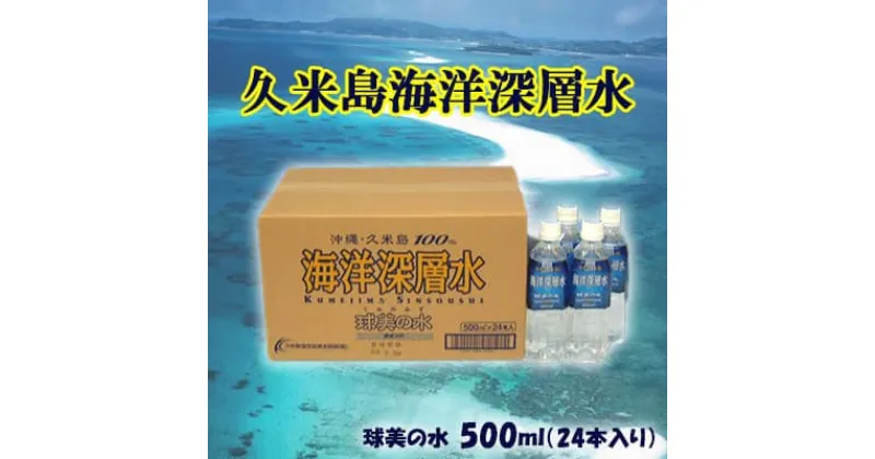 【ふるさと納税】【久米島海洋深層水】球美の水 500ml（24本入り）