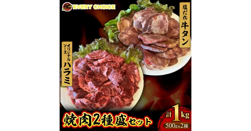 【ふるさと納税】たっぷり厚切り牛タン500g 厳選！牛ハラミ500gセット 合計1kg – 焼肉 人気部位 セット 焼肉セット焼肉用 牛肉 ジューシー やわらか BBQ 人気 ハラミ 牛ハラミ 牛タン おすすめ 沖縄県 八重瀬町【価格改定】