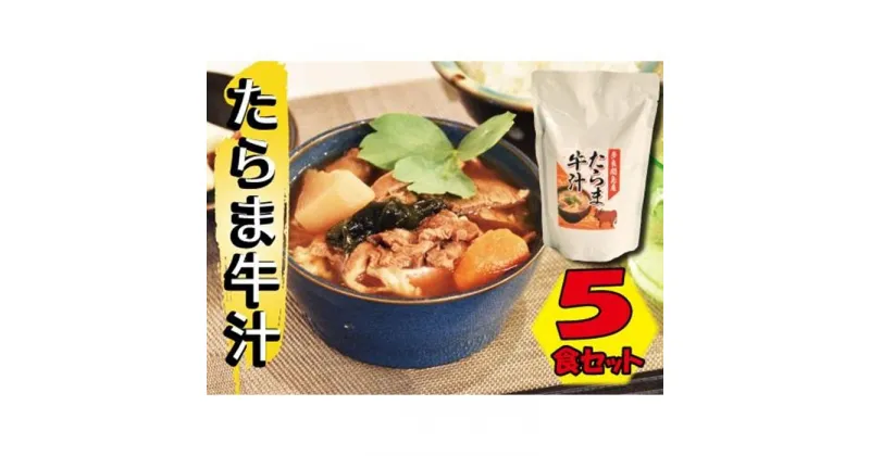 【ふるさと納税】たらま牛汁 ( 450g × 5食 ) | 牛汁 食品 加工食品 人気 おすすめ 送料無料 沖縄 お土産 土産 グルメ 沖縄土産 牛 お取り寄せ ご当地グルメ レトルト