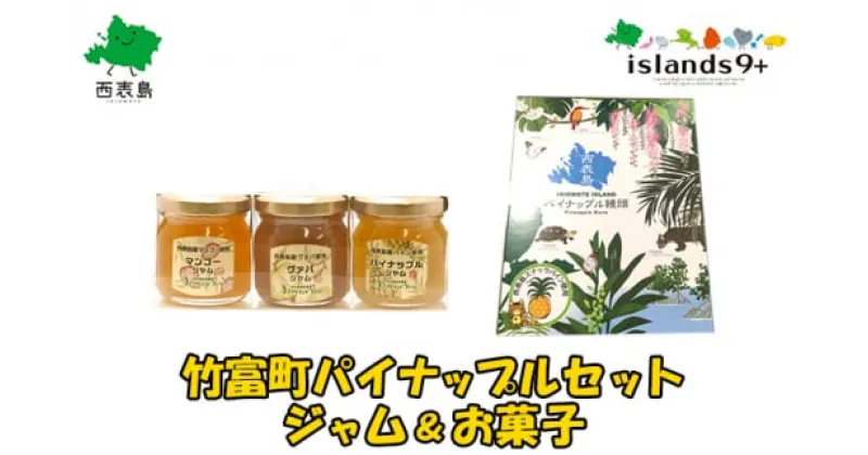 【ふるさと納税】パイナップル ジャム 加工品 竹富町 パイナップル セット(2)【 和菓子 まんじゅう 饅頭 ジャム 】